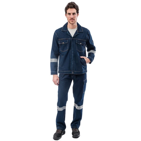 Myform Strong Blue Jean Kot Takım- 2 Takım