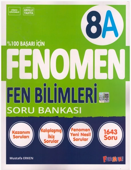 FENOMEN 8.SINIF FEN BİLİMLERİ SORU BANKASI-A