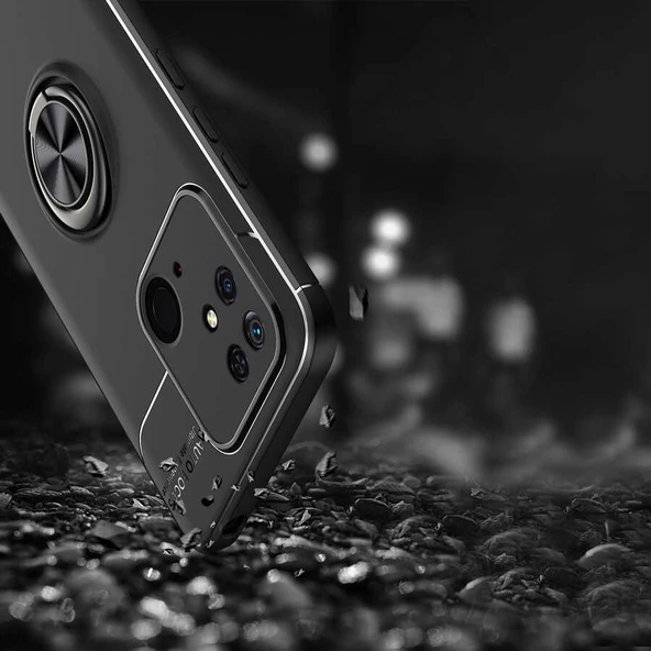 Xiaomi Redmi 10C Kılıf Zore Ravel Yüzüklü Silikon Kılıf - Resim 10