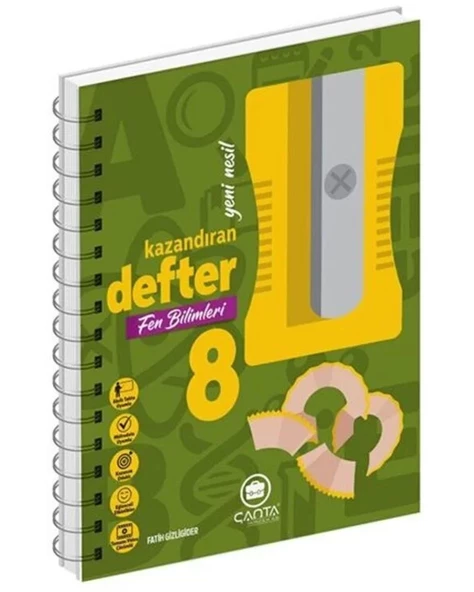 8. Sınıf Fen Bilimleri Okula Yardımcı Kazandıran Defter