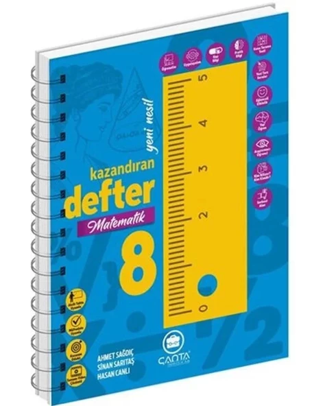 8. Sınıf Matematik Okula Yardımcı Kazandıran Defter