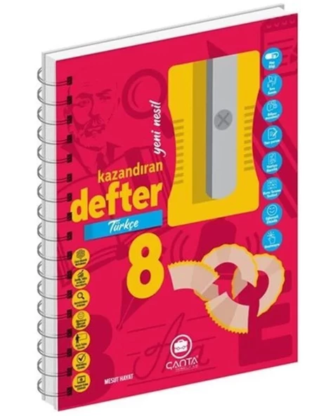 8. Sınıf Türkçe Okula Yardımcı Kazandıran Defter