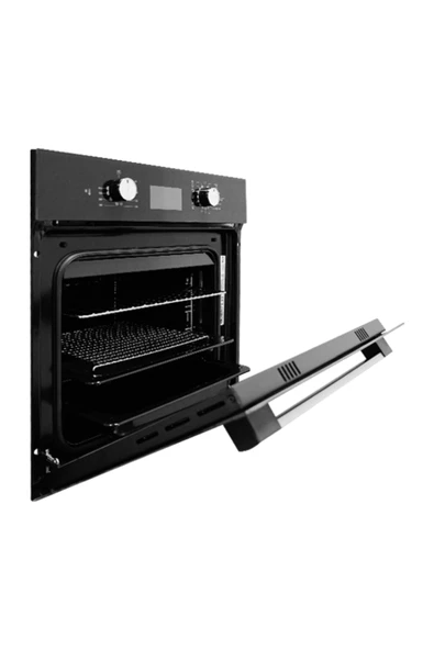 LUXELL B66-SGF3 OPALL SİYAH ANKASTRE FIRIN - 4