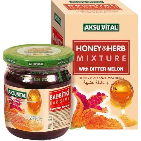 Aksu Vital Bal Bitki Karışımı Kudret Narı Macunu 230 gr