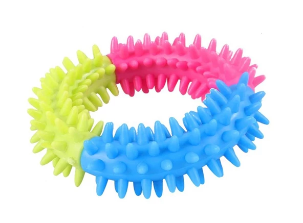 Diş Kaşıyıcı Yuvarlak Köpek Oyuncağı 10 Cm - 3