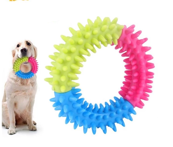 Diş Kaşıyıcı Yuvarlak Köpek Oyuncağı 10 Cm