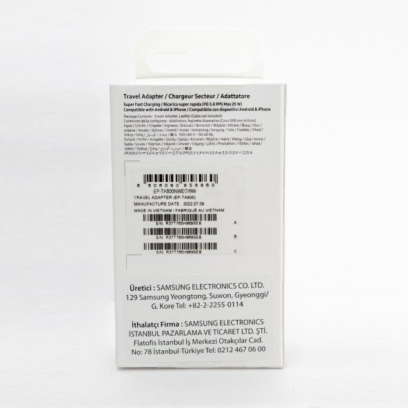 Samsung Galaxy Note 20 Plus Type-C Fast Şarj Adaptörü 25W Beyaz (Samsung Türkiye Garantili) - Resim 5