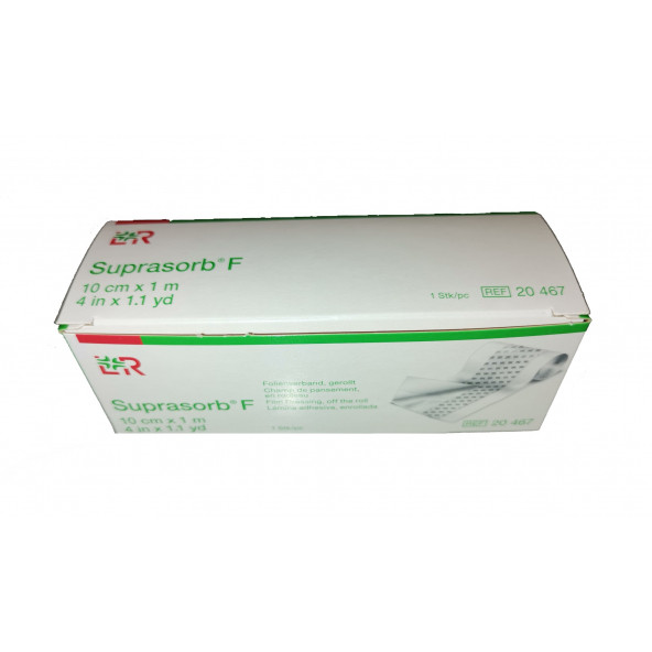 Lohmann Rauscher Suprasorb F 10 cm x 1 mt Dövme Tatoo Koruyucu Yara Örtüsü - 3