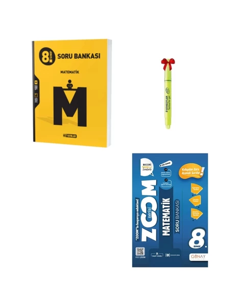 LGS 8.Sınıf Matematik ve Zoom Matematik Soru Bankası