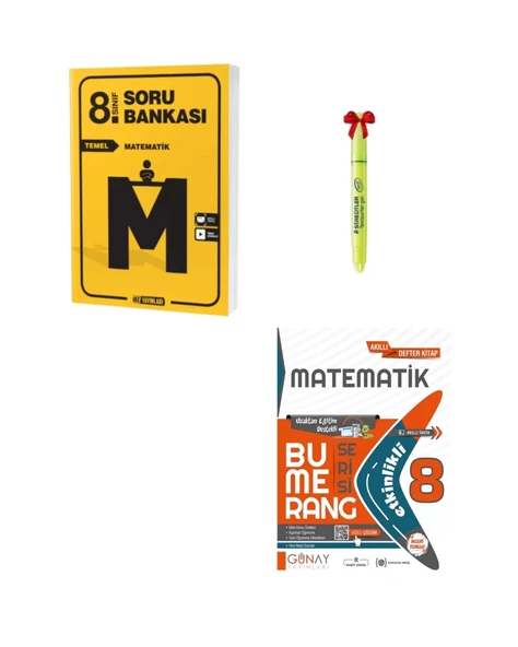 LGS 8.Sınıf Temel Matematik ve Bumerang Matematik Soru Bankası