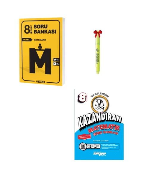 LGS 8.Sınıf Temel Matematik ve Kazandıran Matematik Soru Bankası