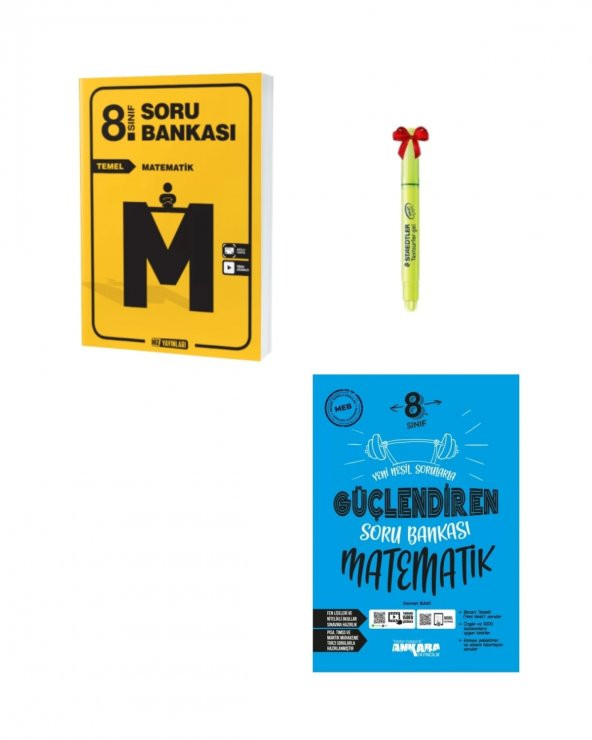 LGS 8.Sınıf Temel Matematik ve Güçlendiren Matematik Soru Bankası