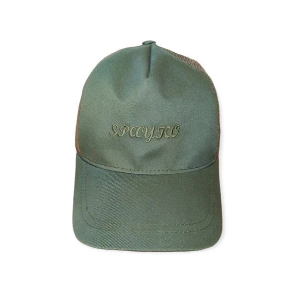 Haki Renkli Fileli Spayko Avcı Şapka ürün görseli 1