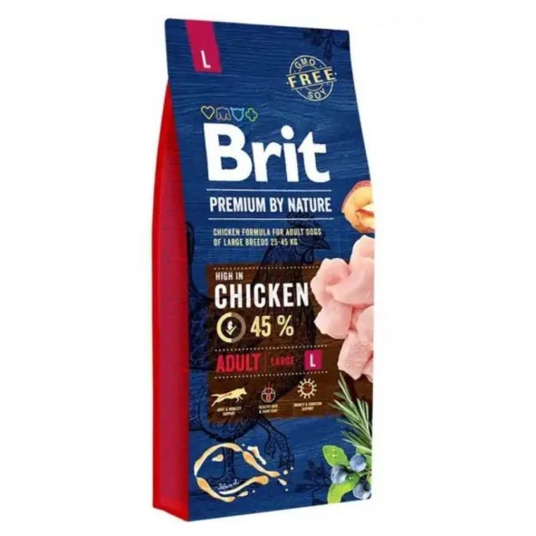 Brit Brit Premium By Nature Büyük Irk Tavuklu Köpek Maması 15 Kg - 3