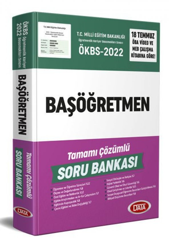 Başöğretmenlik Kariyer Sınavı Tamamı Çözümlü Soru Bankası