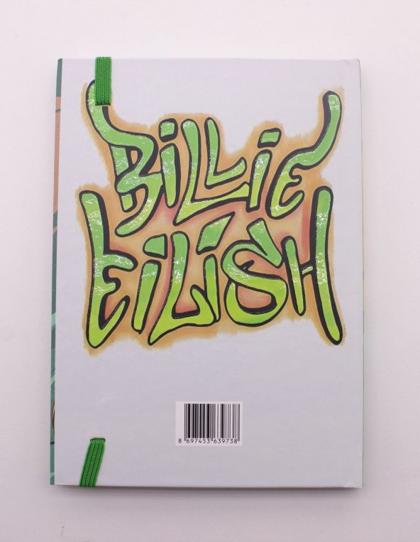 Lastikli Çizgisiz Sert Kapak Bellie Eilish Defter - 3