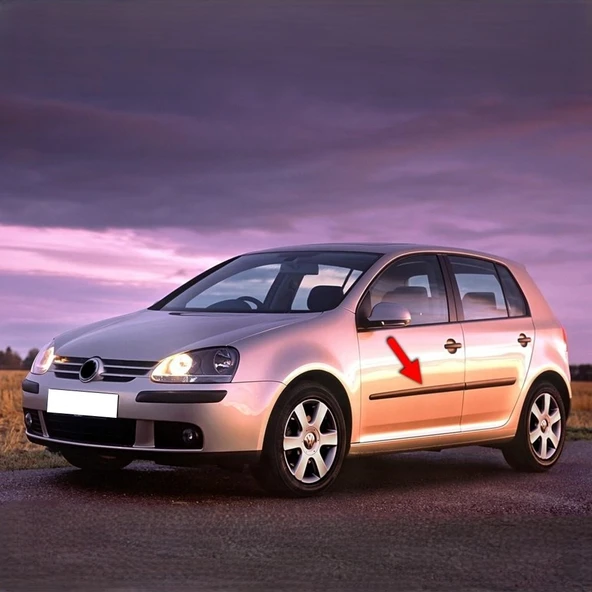 VW Golf 5 2004-2008 Sol Ön Kapı Bandı Çıtası Kuşağı 1K4853515B