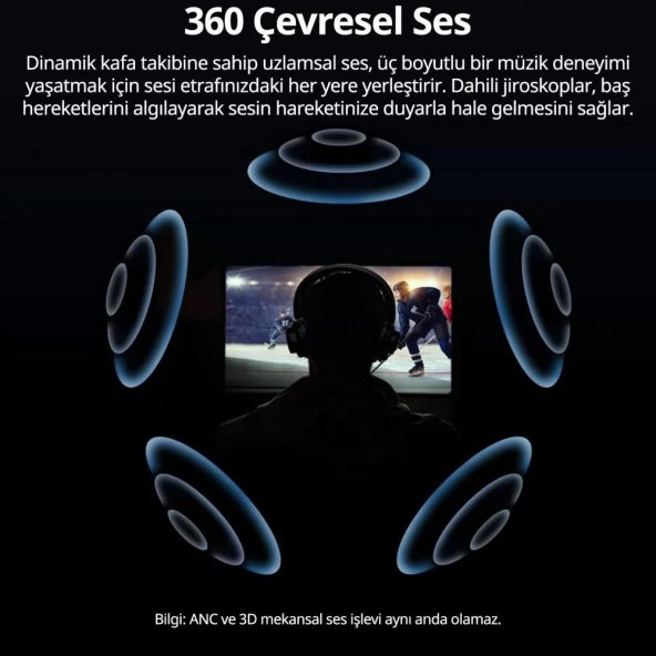 Ugreen HiTune Max 3 Ambiance / ANC Kulaküstü Bluetooth Kulaklık - 5