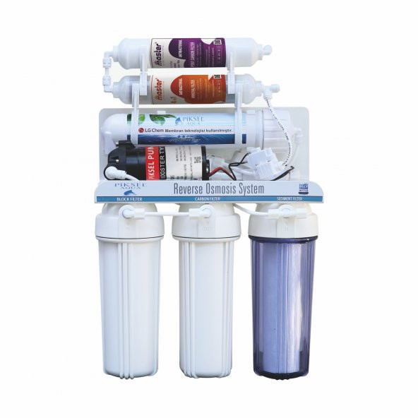 Piksel Aqua 9 Aşamalı Pompalı Açık Kasa Su Arıtma Cihazı PKS-0028