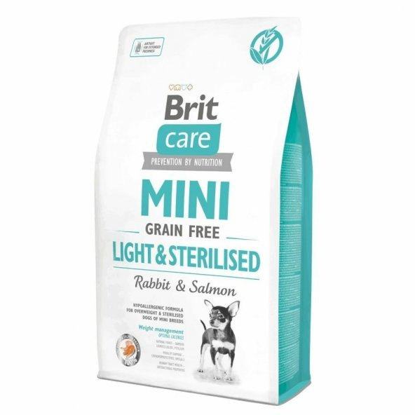 Brit Brit Care Mini Light Kısırlaştırılmış Küçük Irk Tavşanlı Köpek Maması 2 Kg - 2