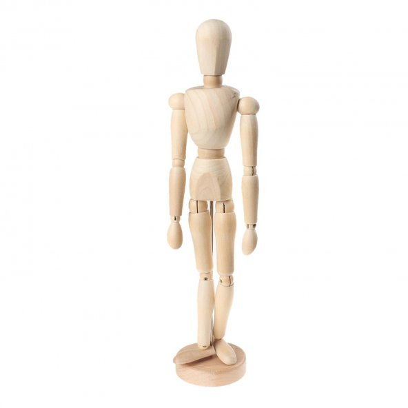 ORTA BOY KUKİ AHŞAP KUKLA - 3