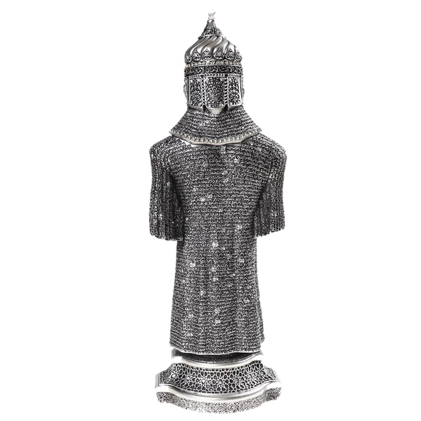 ZIRH BOYTU ORTA BOY GÜMÜŞ RENK BİBLO - 3