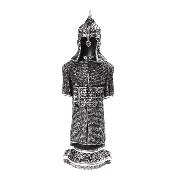 ZIRH BOYTU ORTA BOY GÜMÜŞ RENK BİBLO