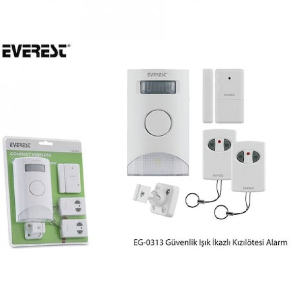 EG-0313 Işık İkazlı Kızıl Ötesi ve Kumandalı Alarm - 7
