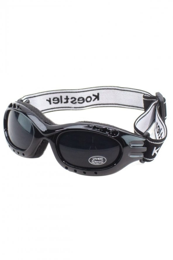 Uv 400 Korumalı Gözlüklü Yarım Açık Nazi Model Motosiklet Kask Siyah Miğfer Motor Kaskı - 3