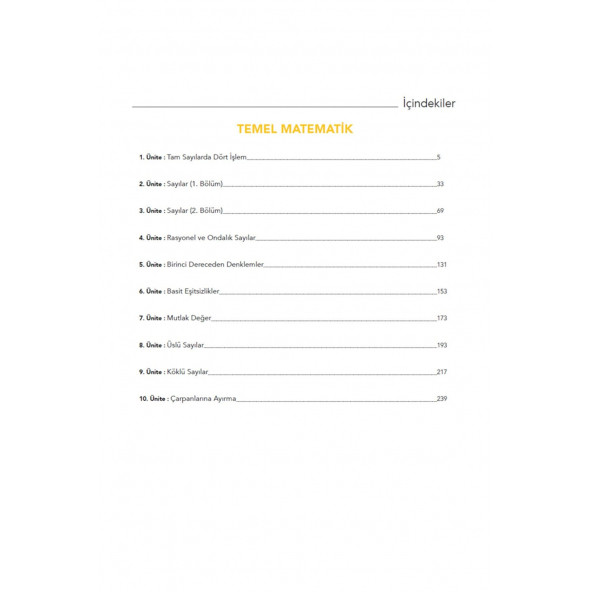 Açıklise TV 29 Günde Temel Matematik - 2