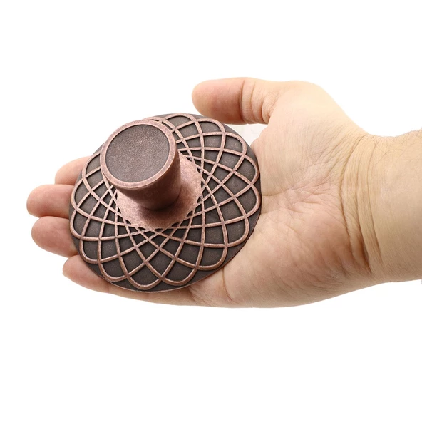 Dinar 32 mm Eskitme Antik Bakır Metal Mobilya Mutfak Çekmece Dolap Dolabı Kulpu Kulbu Kulpları - Resim 2