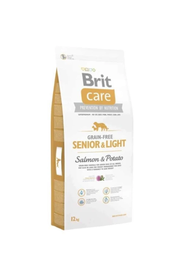 Brit Care Brit Care Brit Care Senior Light Tahılsız Somonlu Yaşlı Köpek Maması 12 Kg