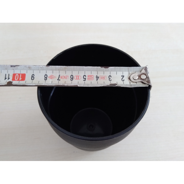 KOKUSUZ KÜLLÜK SİYAH-GRİ 8cm (ARAÇ EV OFİS) PRATİK KÜLLÜK, KÜL TABLASI - 4