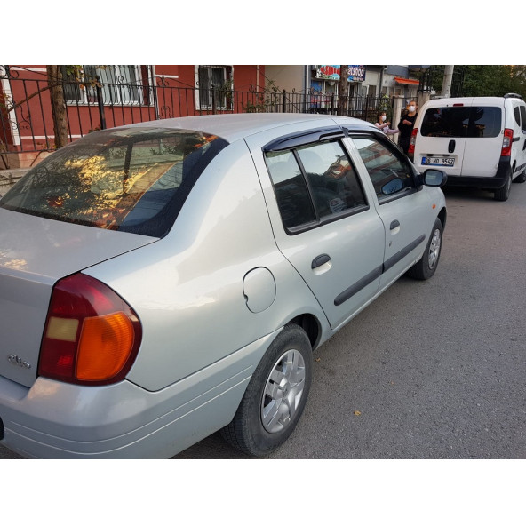 Renault Clio 2 Mügen Cam Rüzgarlığı Sedan-Hb 1999-2008 Arası 4Lü Set - 4