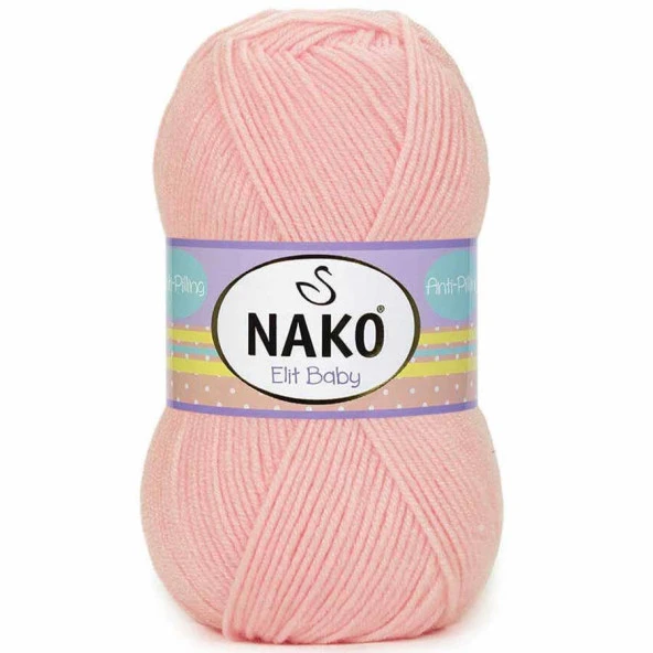 Nako Elit Baby Örgü Bebe İpi 12381 Açık Pembe