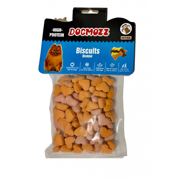 DogMozz Hearts Mix Kalp Köpek Ödül Bisküvisi 150 Gr