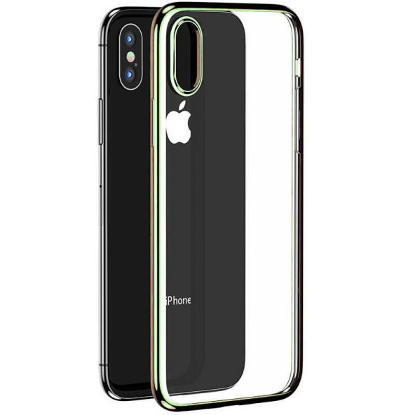 Apple iPhone XS 5.8 Benks Magic Glitz Ultra-Thin Transparent Protective Soft Kapak - 1