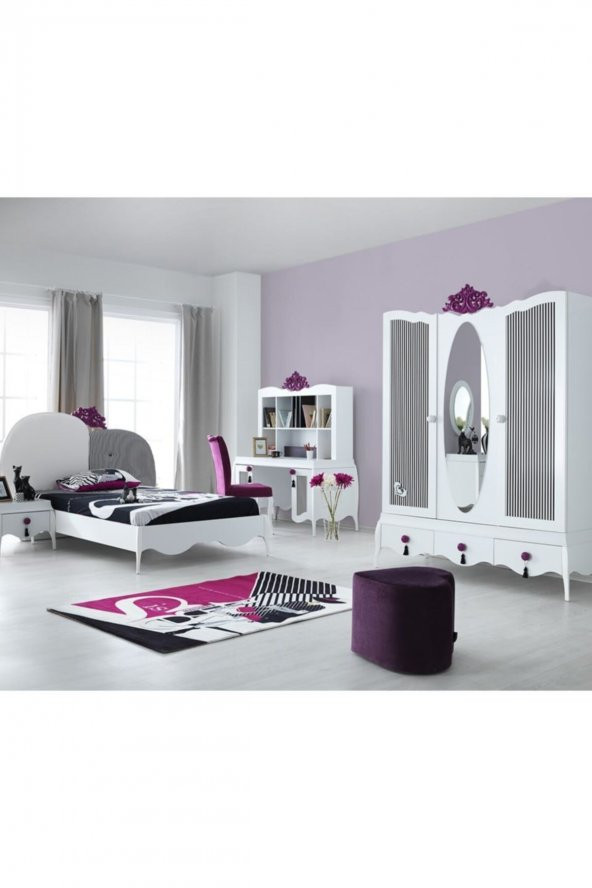 Rengarenk Eliza 100X200 Karyola - 5
