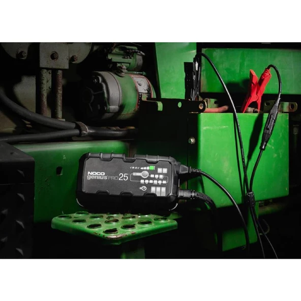 NOCO GENIUSPRO25 6V/12V/24V 1000A Akıllı Akü Şarj ve Akü Bakım/Desülfatör/Power Supply - 4