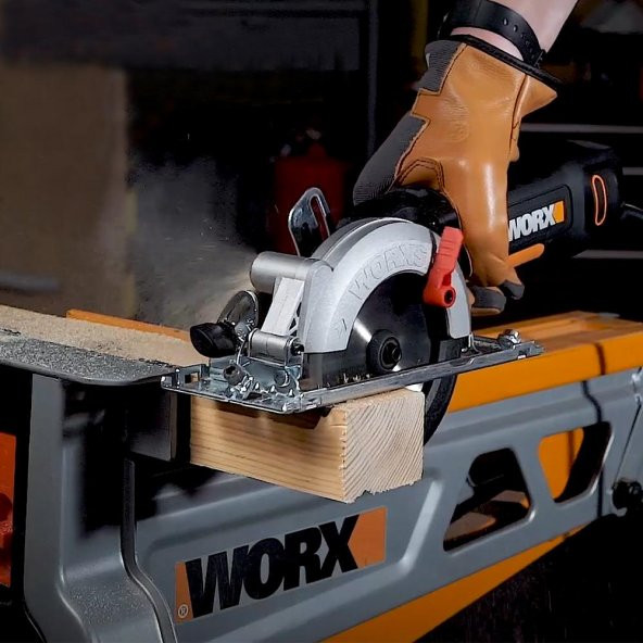 WORX WX437 800Watt 120mm Profesyonel Çok Amaçlı Lazerli Daire Testere - Resim 4