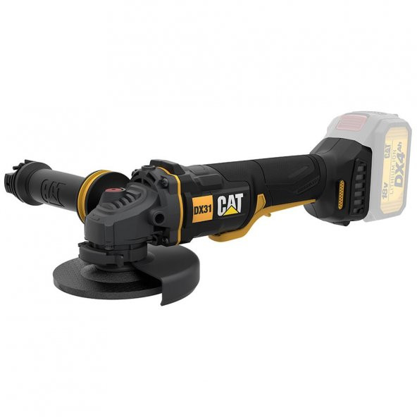 CAT DX31B 18Volt 115mm Kömürsüz Profesyonel Avuç Taşlama (Akü Dahil Değildir) - 6