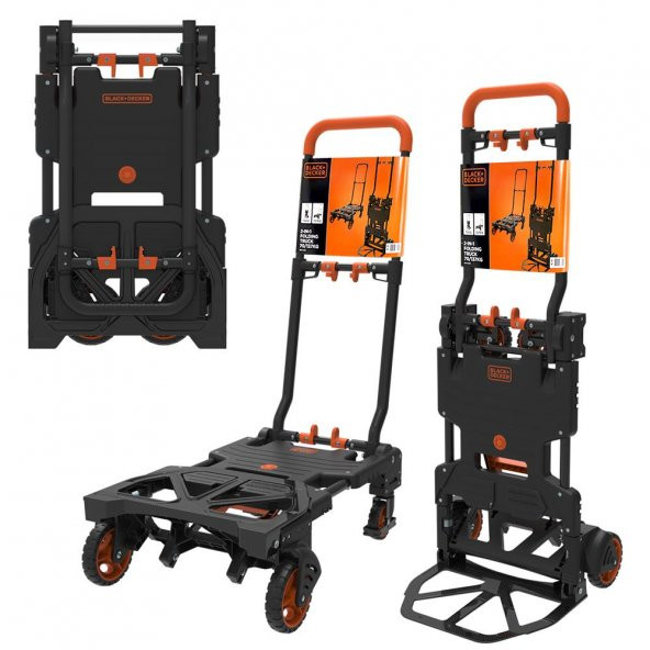 BLACK+DECKER BH206 55120Kg Çok Fonksiyonlu Katlanır El Arabası