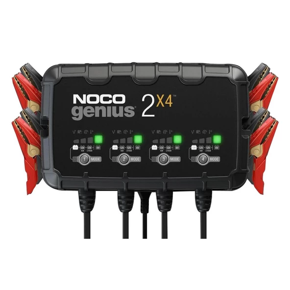 NOCO GENIUS2X4 6V/12V 40A Çoklu/4’Lü Akıllı Akü Şarj ve Akü Bakım/Desülfatör - 6