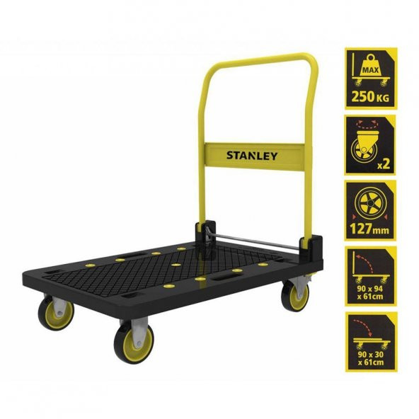 Stanley PC509 250Kg Profesyonel Paket Taşıma Arabası