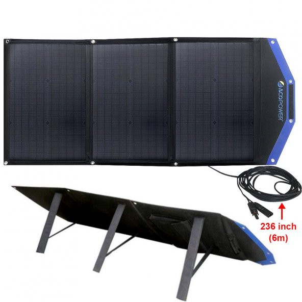 Acopower AP3XSP 3x30Watt Çanta Tipi Katlanabilir Güneş Enerji Paneli - 7