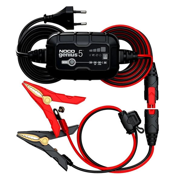 NOCO GENIUS5 6V/12V 120A Akıllı Akü Şarj ve Akü Bakım/Desülfatör - 7