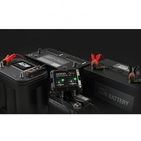 NOCO GENIUS2X2 6V/12V 40A Çoklu/2’Li Akıllı Akü Şarj ve Akü Bakım/Desülfatör - 4