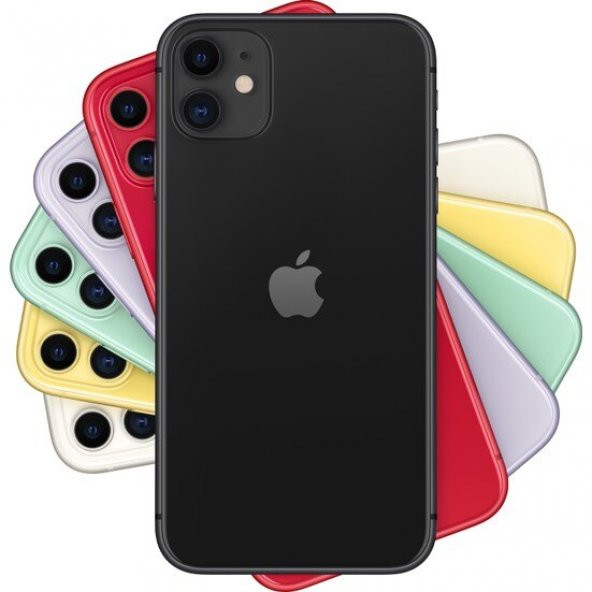 iPhone 11 64GB Siyah Cep Telefonu (Apple Türkiye Garantili) Şarj Aleti Ve Kulaklık Hariçtir - 1