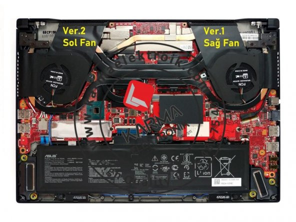 Asus ROG Zephyrus S15 GX502 Ekran Kartı, GPU Fanı - 3