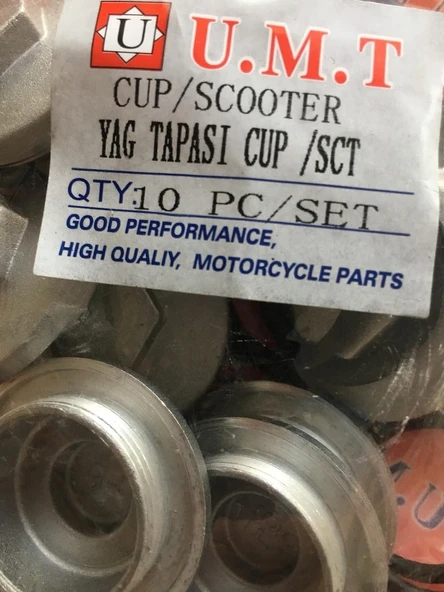 Cup/Scooter Yağ Tapası Aliminyum 1 Adet - Resim 2